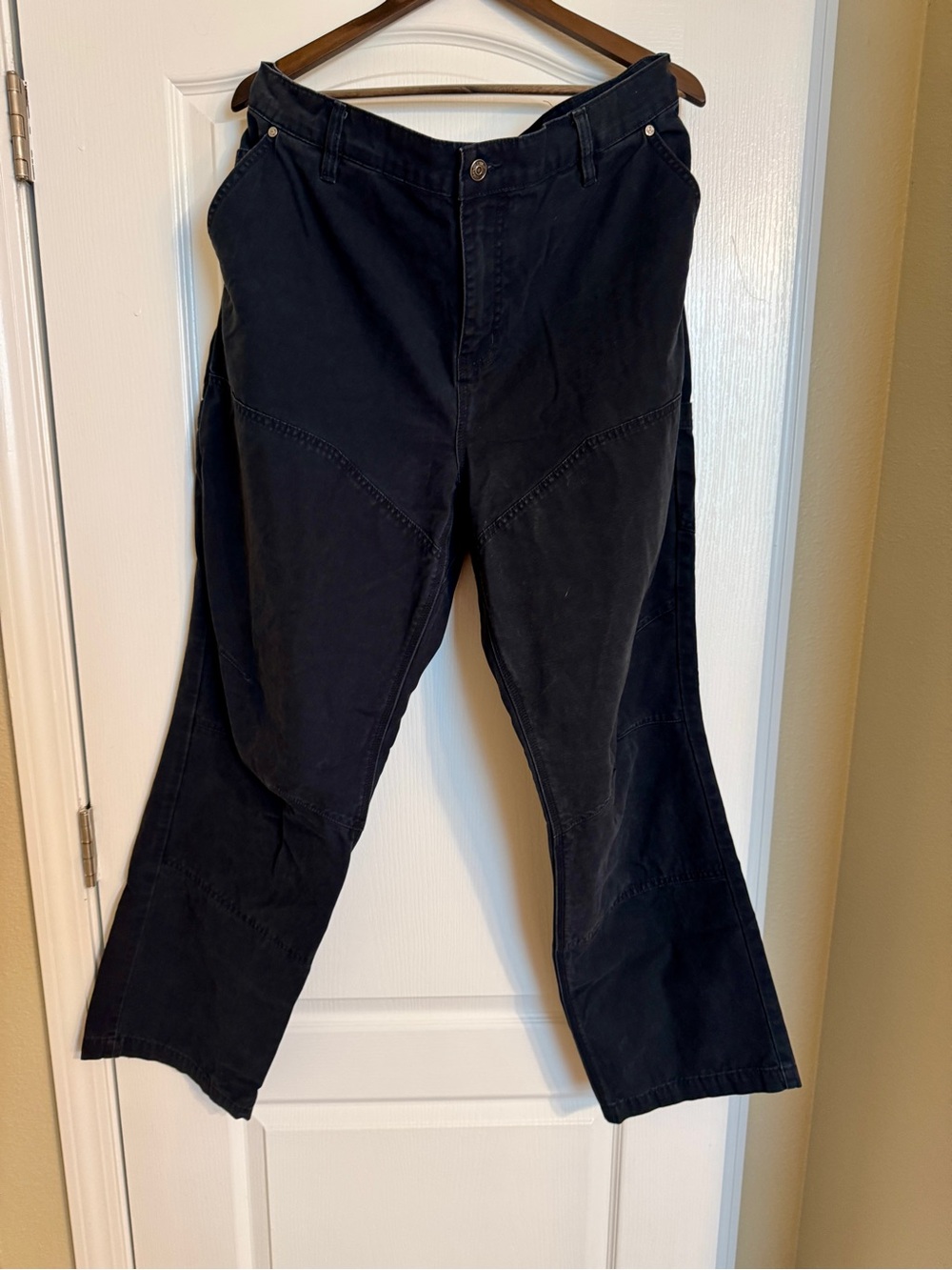 Harley-Davidson Black Straight-Leg Chinos